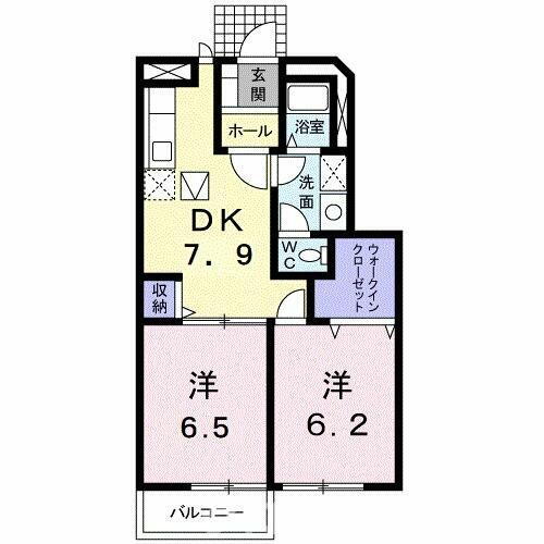 香川県丸亀市土器町東１丁目 宇多津駅 2DK アパート 賃貸物件詳細