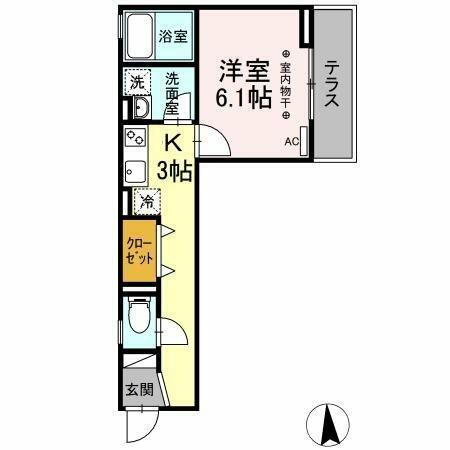 東京都調布市西つつじケ丘１丁目 つつじヶ丘駅 1K アパート 賃貸物件詳細