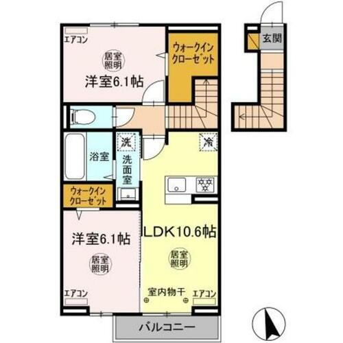 千葉県船橋市海神５丁目 西船橋駅 2LDK アパート 賃貸物件詳細