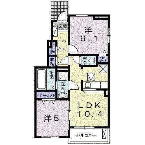 茨城県つくばみらい市谷井田 ゆめみ野駅 2LDK アパート 賃貸物件詳細