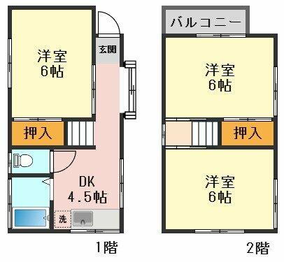 春江町３丁目貸家 3DK 賃貸物件詳細