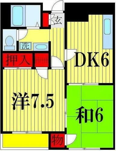 千葉県松戸市八ケ崎５丁目 常盤平駅 2DK アパート 賃貸物件詳細