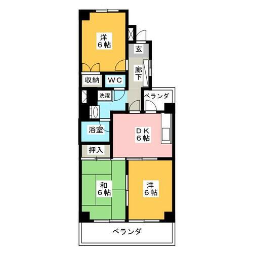 東京都東村山市栄町１丁目 久米川駅 3DK マンション 賃貸物件詳細