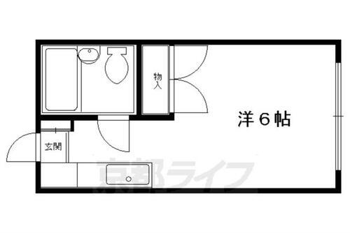 京都府京都市北区小松原北町 北野白梅町駅 1K アパート 賃貸物件詳細