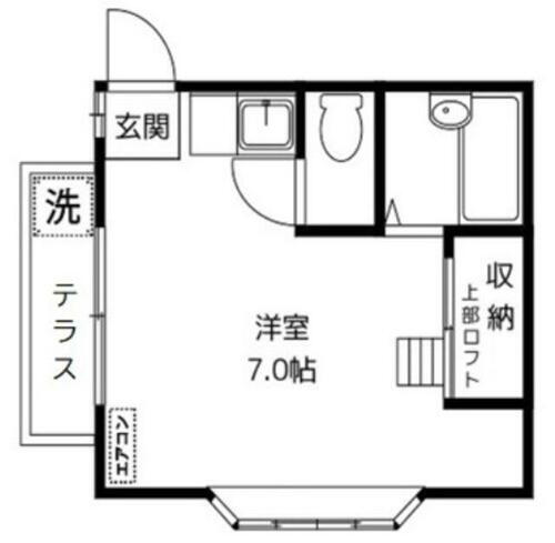 東京都調布市布田２丁目 調布駅 ワンルーム アパート 賃貸物件詳細