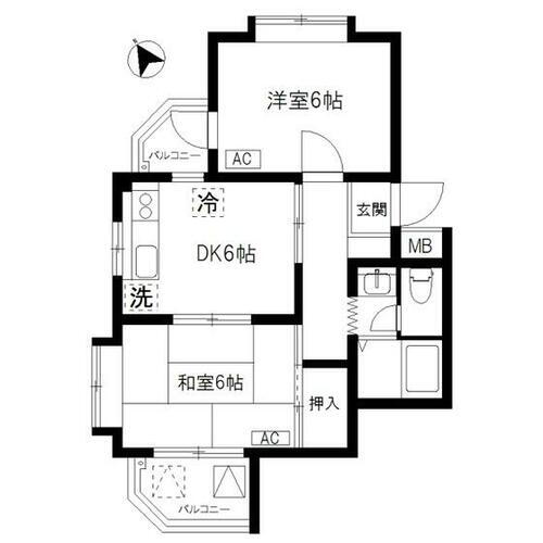 東京都渋谷区西原３丁目 代々木上原駅 2DK マンション 賃貸物件詳細