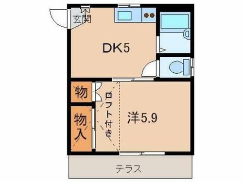 和歌山県和歌山市西庄 西ノ庄駅 1DK アパート 賃貸物件詳細
