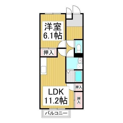 長野県千曲市大字戸倉 千曲駅 1LDK アパート 賃貸物件詳細