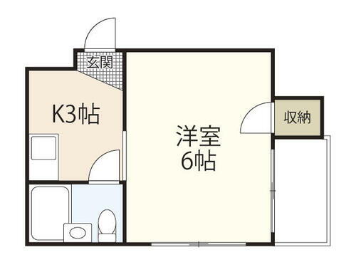 広島県広島市中区舟入南４丁目 舟入南駅 1K マンション 賃貸物件詳細