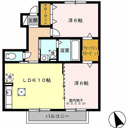 愛知県西尾市富山２丁目 福地駅 2LDK アパート 賃貸物件詳細