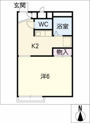 愛知県瀬戸市みずの坂２丁目 中水野駅 1K アパート 賃貸物件詳細