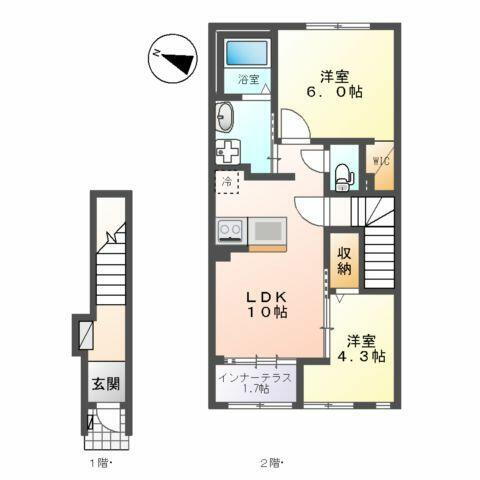 千葉県成田市八代 賃貸アパート