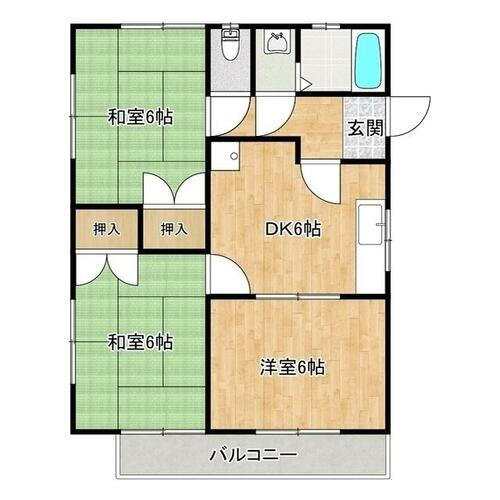 山梨県南アルプス市有野 塩崎駅 3DK アパート 賃貸物件詳細
