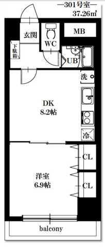 中銀高円寺マンシオン 3階 1DK 賃貸物件詳細