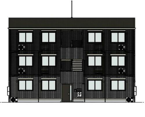 大阪府東大阪市友井４丁目 3階建 