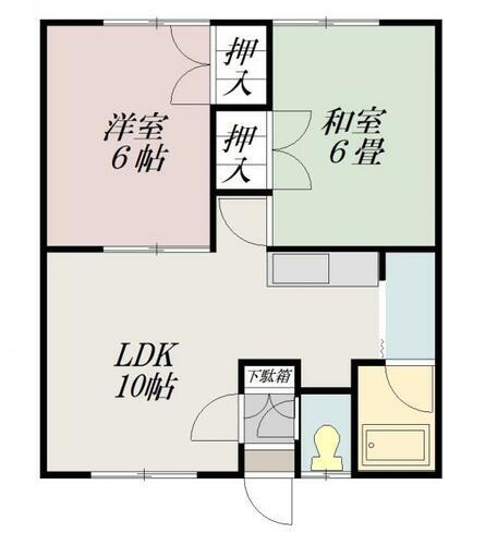 パークサイド高畠 1階 2LDK 賃貸物件詳細