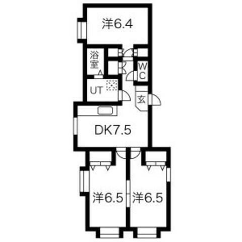 愛知県名古屋市千種区星ケ丘２丁目 一社駅 3DK マンション 賃貸物件詳細