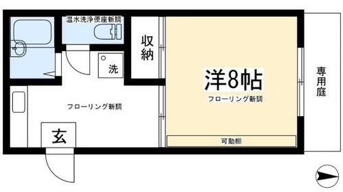 京都府京都市北区大宮玄琢南町 北大路駅 1DK アパート 賃貸物件詳細