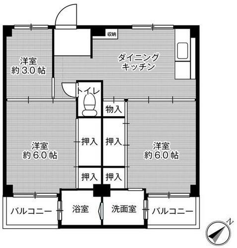 和歌山県和歌山市毛見 黒江駅 3DK マンション 賃貸物件詳細