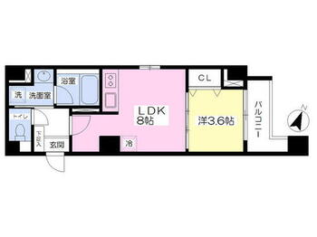  LDK8帖・洋室3.6帖　4階角部屋