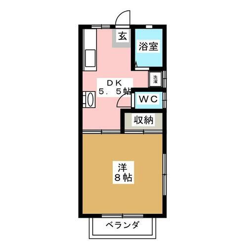 宮城県仙台市太白区中田７丁目 南仙台駅 1DK アパート 賃貸物件詳細