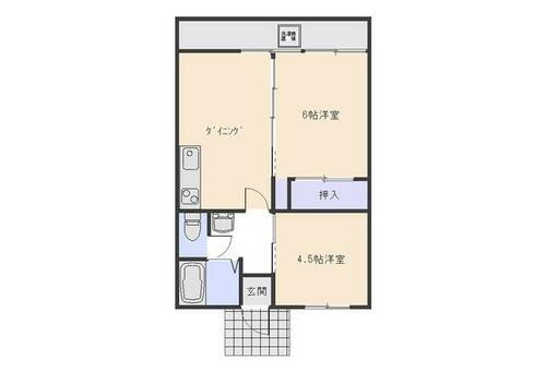 熊本県合志市幾久富 光の森駅 2DK アパート 賃貸物件詳細