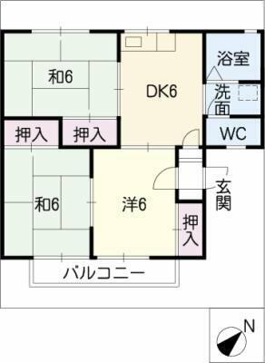 三重県松阪市高町 松阪駅 3DK マンション 賃貸物件詳細