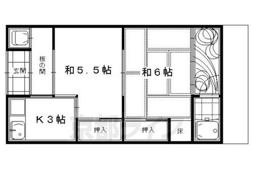 京都府京都市伏見区向島津田町 向島駅 2K 一戸建て 賃貸物件詳細