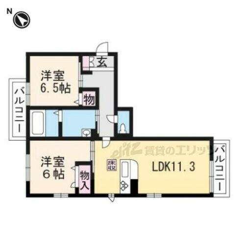 滋賀県大津市唐崎４丁目 唐崎駅 2LDK マンション 賃貸物件詳細