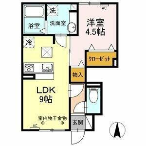 岐阜県岐阜市黒野南１丁目 岐阜駅 1LDK アパート 賃貸物件詳細