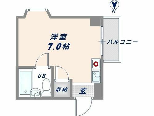 サニーハイム小若江 1階 ワンルーム 賃貸物件詳細