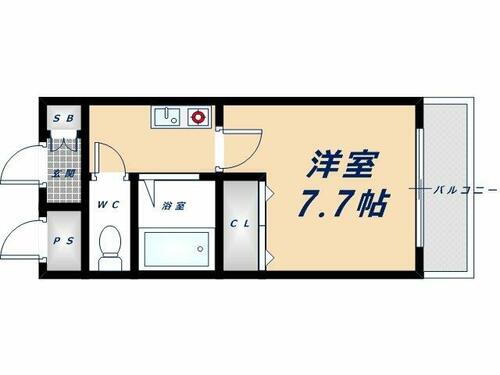 大阪府東大阪市西石切町３丁目 新石切駅 1K マンション 賃貸物件詳細