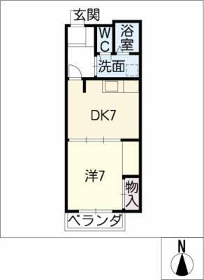 岐阜県岐阜市長森本町２丁目 切通駅 1DK マンション 賃貸物件詳細