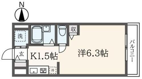 神奈川県横浜市鶴見区元宮１丁目 鶴見市場駅 1K マンション 賃貸物件詳細
