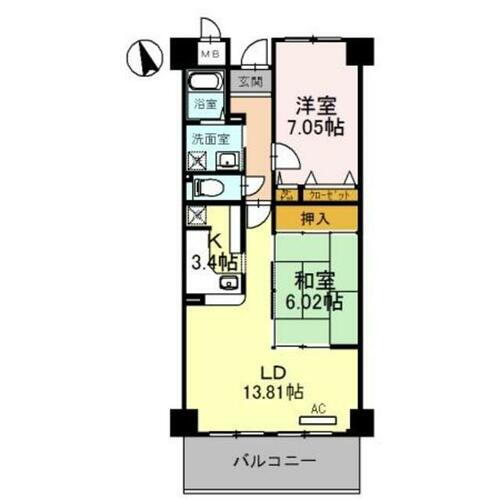 大阪府河内長野市中片添町 三日市町駅 2LDK マンション 賃貸物件詳細