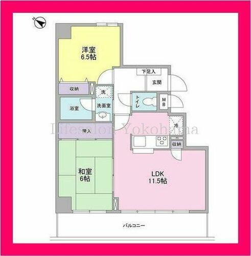 神奈川県横浜市南区南太田１丁目 南太田駅 2LDK マンション 賃貸物件詳細