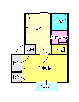 新潟県新潟市東区紫竹５丁目 新潟駅 1K アパート 賃貸物件詳細