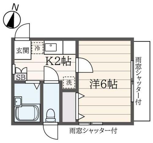 神奈川県横浜市中区山元町３丁目 山手駅 1K アパート 賃貸物件詳細