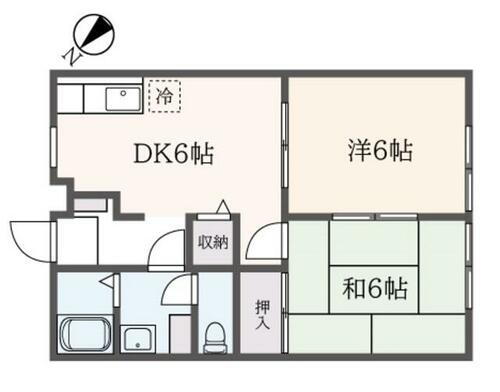 神奈川県横浜市保土ケ谷区釜台町 上星川駅 2DK アパート 賃貸物件詳細