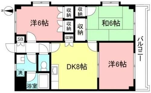 東京都世田谷区上祖師谷５丁目 仙川駅 3DK マンション 賃貸物件詳細