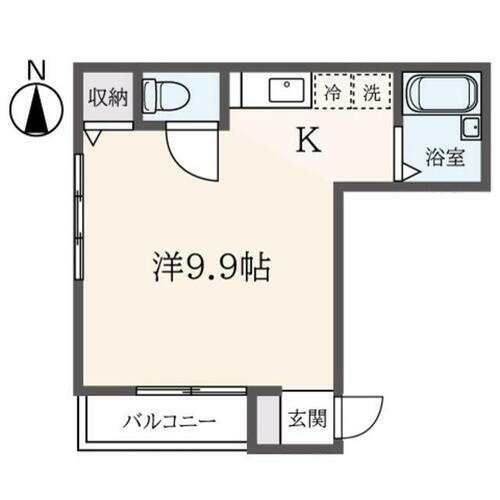 ＧＭＪレジデンス 2階 ワンルーム 賃貸物件詳細