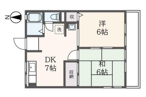 神奈川県横浜市港南区芹が谷５丁目 上永谷駅 2DK アパート 賃貸物件詳細
