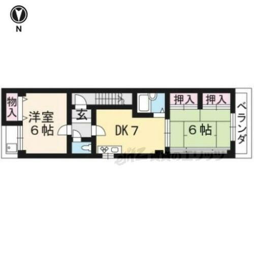 京都府京都市北区紫野中柏野町 北野白梅町駅 2DK マンション 賃貸物件詳細