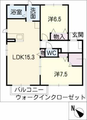 三重県鈴鹿市白子駅前 白子駅 2LDK アパート 賃貸物件詳細