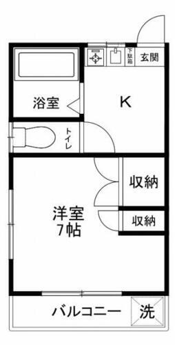 神奈川県川崎市麻生区細山２丁目 読売ランド前駅 1K アパート 賃貸物件詳細