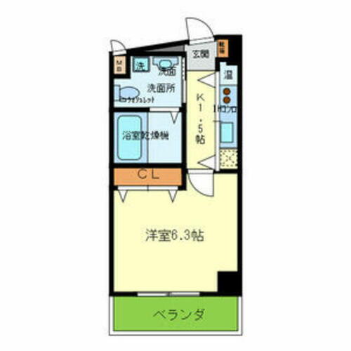 大阪府東大阪市永和１丁目 ＪＲ俊徳道駅 1K マンション 賃貸物件詳細