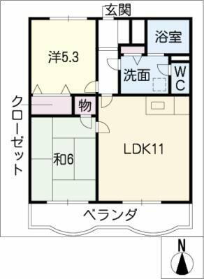 愛知県安城市昭和町 安城駅 2LDK マンション 賃貸物件詳細