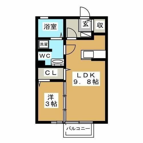 長野県長野市篠ノ井会 篠ノ井駅 1LDK アパート 賃貸物件詳細