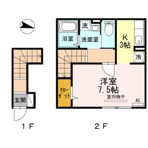 新潟県新潟市中央区蒲原町 新潟駅 1K アパート 賃貸物件詳細