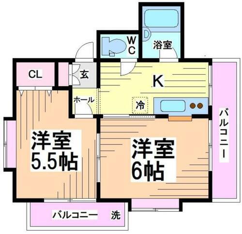 東京都杉並区堀ノ内１丁目 方南町駅 2K アパート 賃貸物件詳細